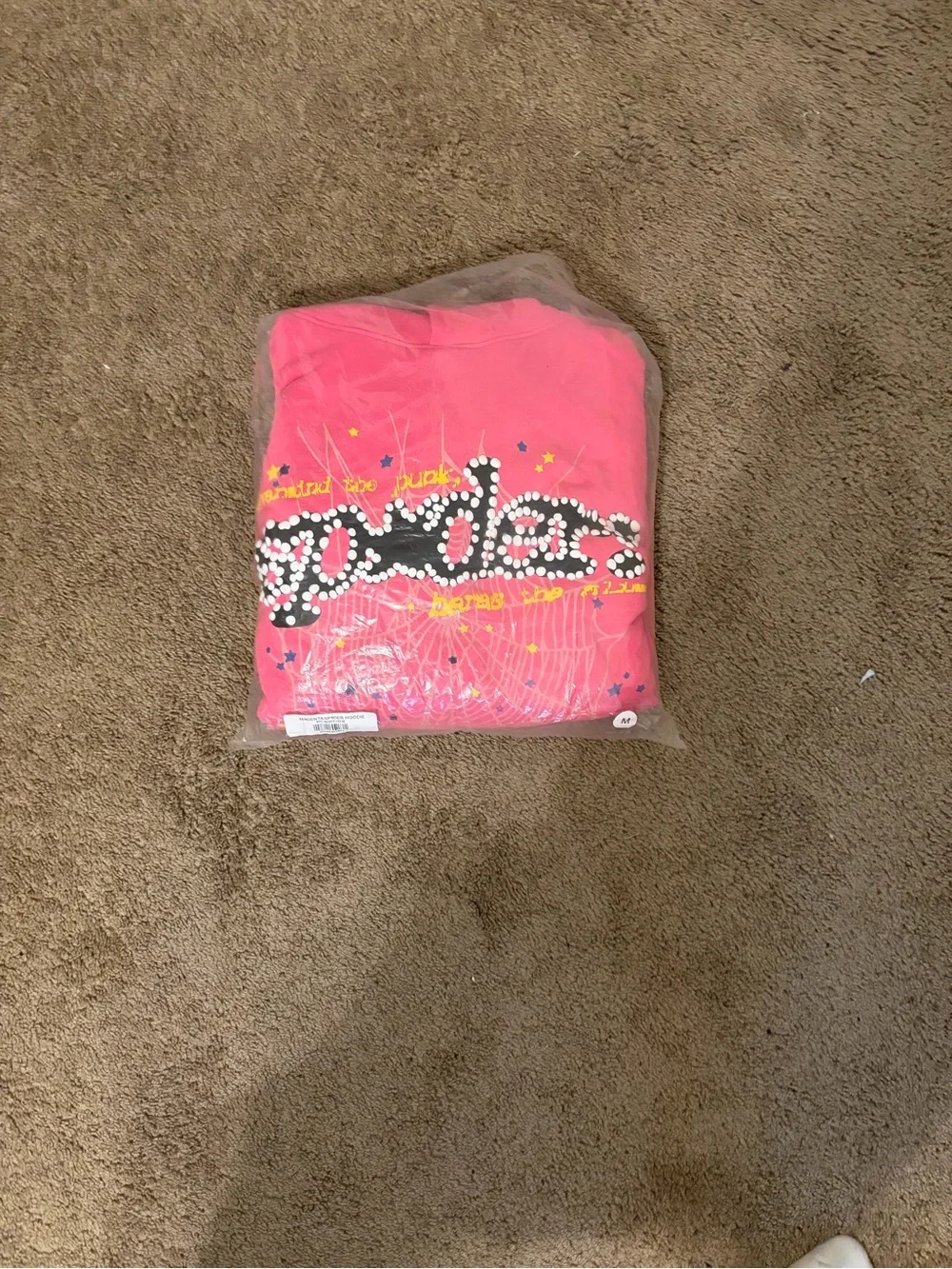 Spider Worldwide x Young thug spider hoodie pink